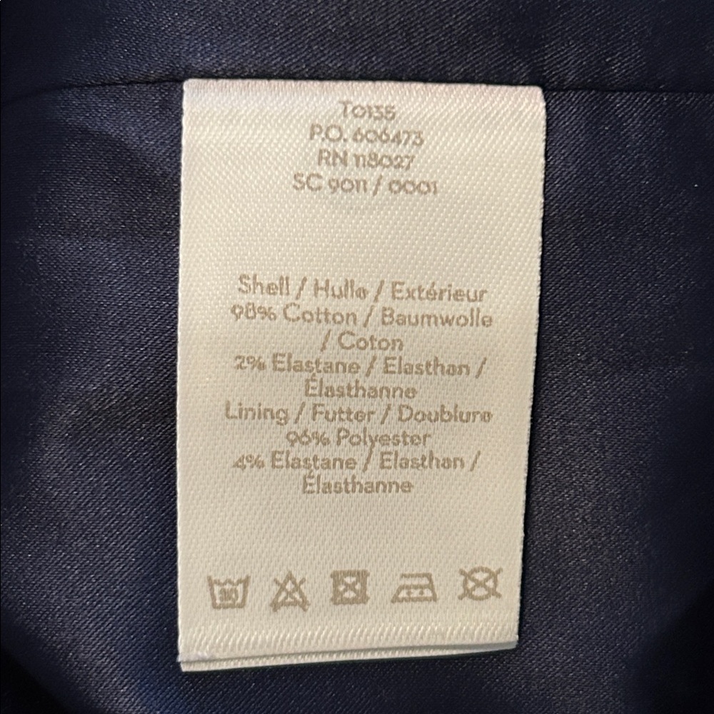 Boden Modern Pencil Skirt. Size 10R. Navy blue with Floral design. New with tags - Picture 5 of 6